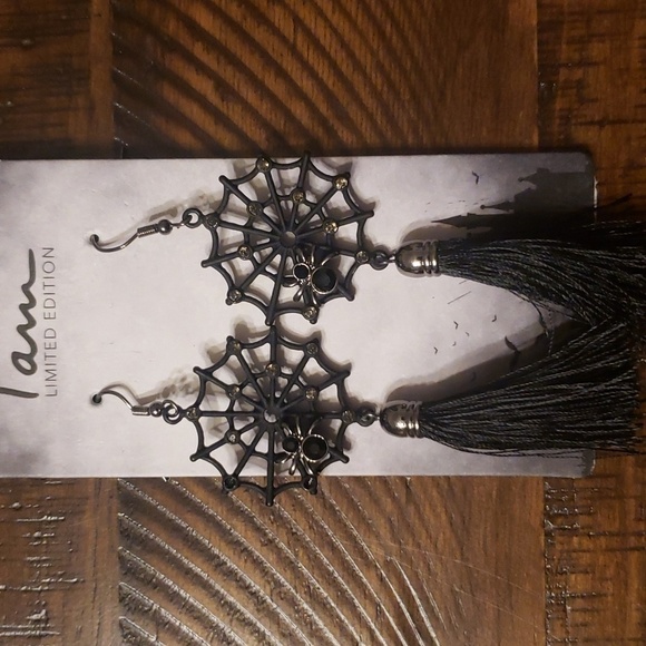 Spider web earrings holloween jewelry - Picture 1 of 5